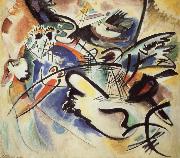 Wassily Kandinsky Kompozicio Voros es fekete France oil painting artist